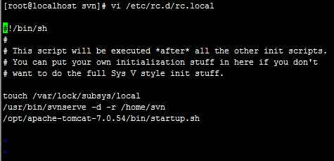 linux下搭建svn服务器及创建项目